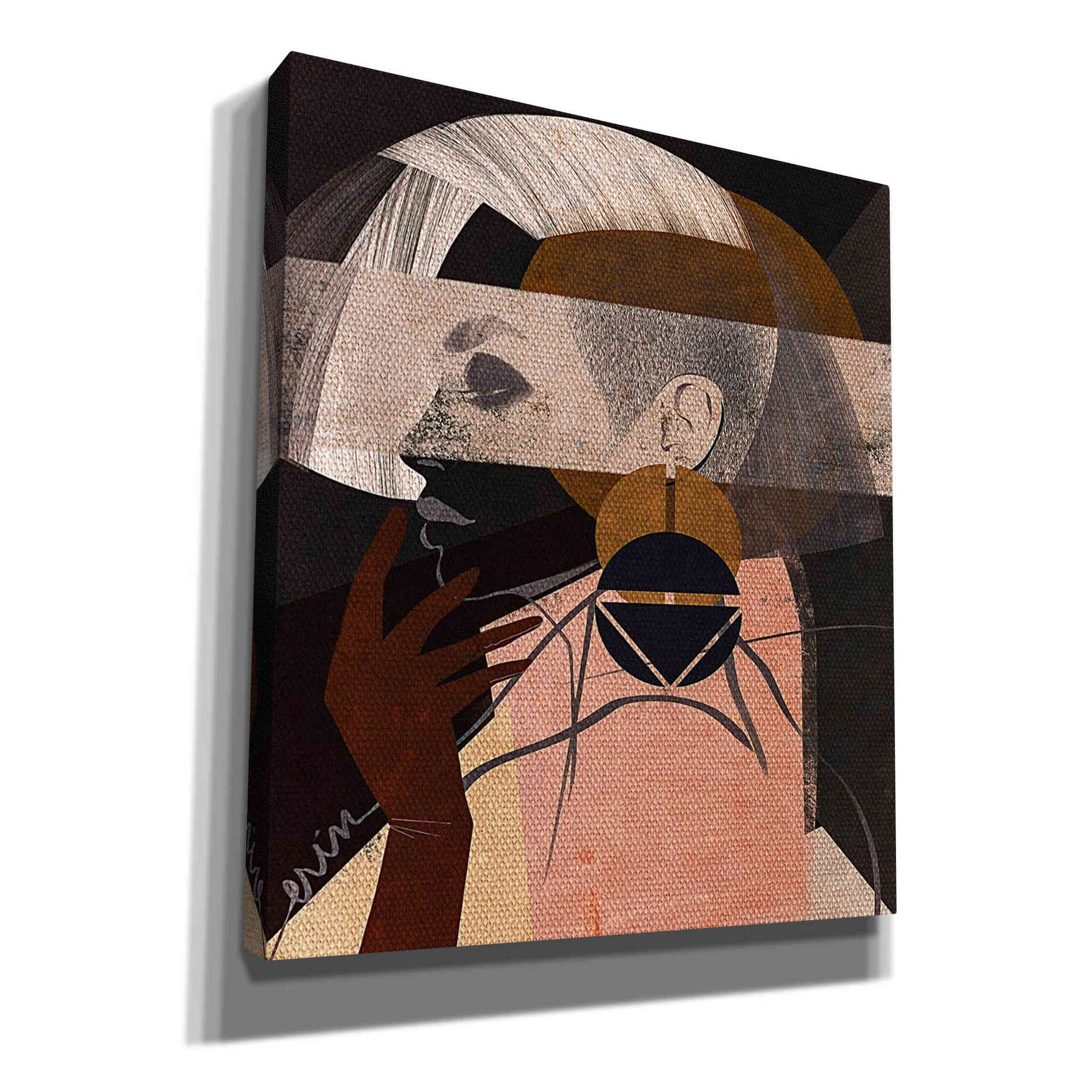 'Face Off No. 2' by Erin K Robinson, Giclee Canvas Wall Art