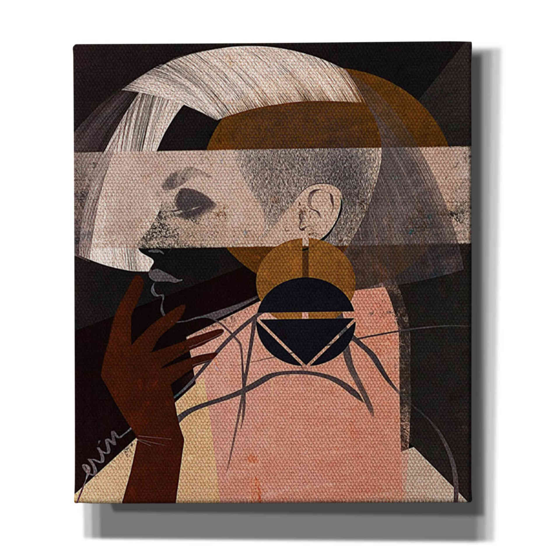 'Face Off No. 2' by Erin K Robinson, Giclee Canvas Wall Art