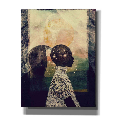 Image of 'The Sun, Stars and Moon' by Erin K Robinson, Giclee Canvas Wall Art