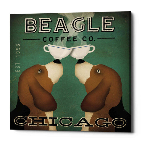 Image of 'Beagle Coffee Co Chicago' by Ryan Fowler, Canvas Wall Art