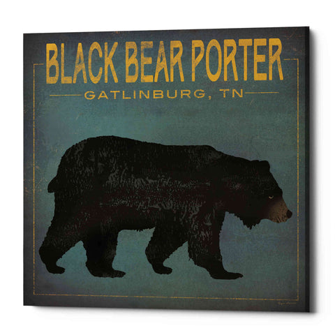 Image of 'Black Bear Porter' by Ryan Fowler, Canvas Wall Art