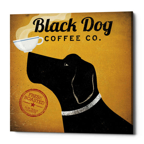 Image of 'Black Dog Coffee Co' by Ryan Fowler, Canvas Wall Art