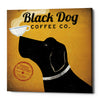 'Black Dog Coffee Co' by Ryan Fowler, Canvas Wall Art