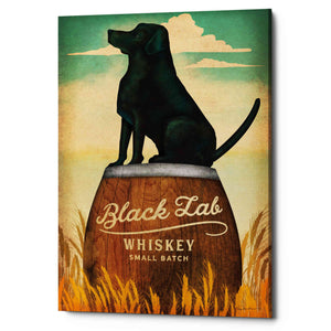 'Black Lab Whiskey' by Ryan Fowler, Canvas Wall Art