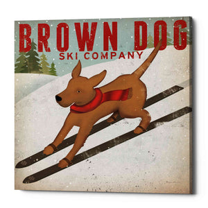 'Brown Dog Ski Co' by Ryan Fowler, Canvas Wall Art