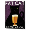 'Cat Brewing no City' by Ryan Fowler, Canvas Wall Art