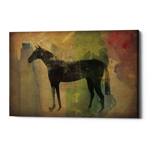 Image of 'Cheval Noir v2' by Ryan Fowler, Canvas Wall Art