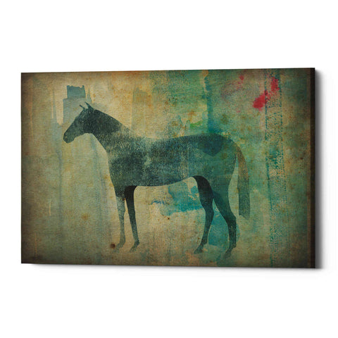 Image of 'Cheval Noir v3' by Ryan Fowler, Canvas Wall Art