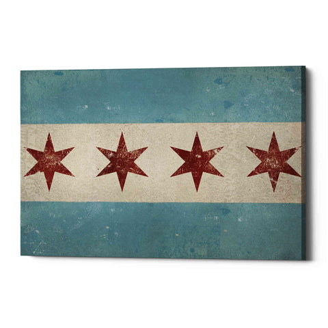 Image of 'Chicago Flag' by Ryan Fowler, Canvas Wall Art