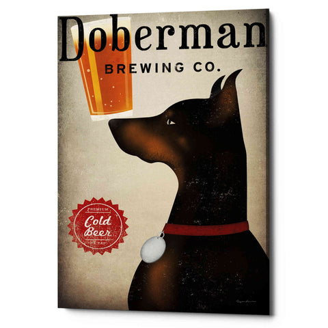 Image of 'Doberman Brewing Company' by Ryan Fowler, Canvas Wall Art