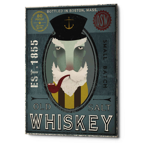 Image of 'Fisherman I Old Salt Whiskey' by Ryan Fowler, Canvas Wall Art