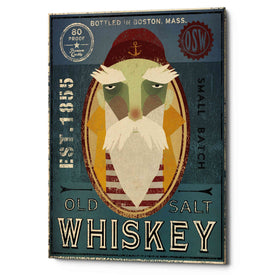 'Fisherman VIII Old Salt Whiskey' by Ryan Fowler, Canvas Wall Art