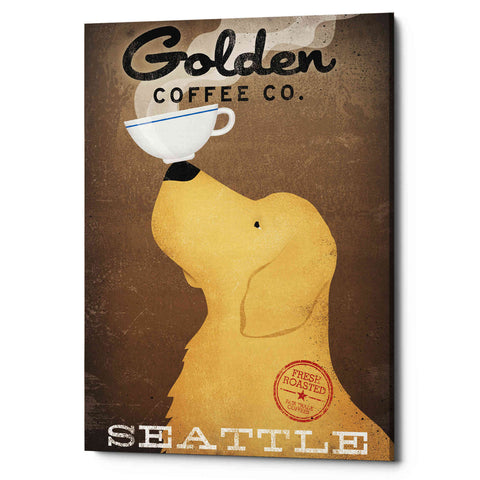 Image of 'Golden Coffee Co' by Ryan Fowler, Canvas Wall Art
