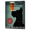 'Great Dane Brewing Co San Francisco' by Ryan Fowler, Canvas Wall Art