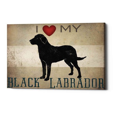 Image of 'Labrador Love I' by Ryan Fowler, Canvas Wall Art