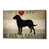 'Labrador Love I' by Ryan Fowler, Canvas Wall Art