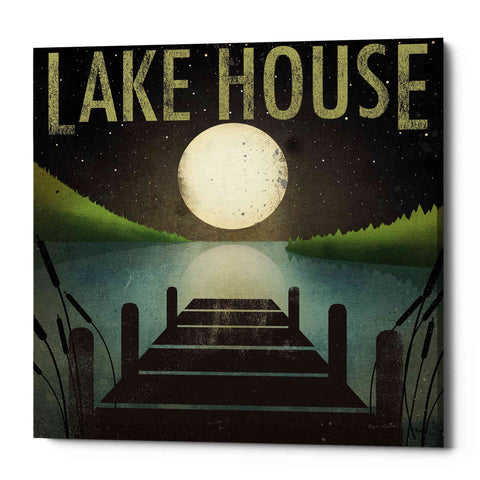 Image of 'Lake House' by Ryan Fowler, Canvas Wall Art