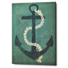 'Nautical Anchor Vertical Blue' by Ryan Fowler, Canvas Wall Art