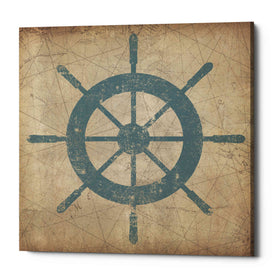 'Nautical Shipwheel' by Ryan Fowler, Canvas Wall Art