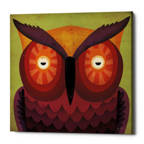 Image of 'Owl Wow' by Ryan Fowler, Canvas Wall Art
