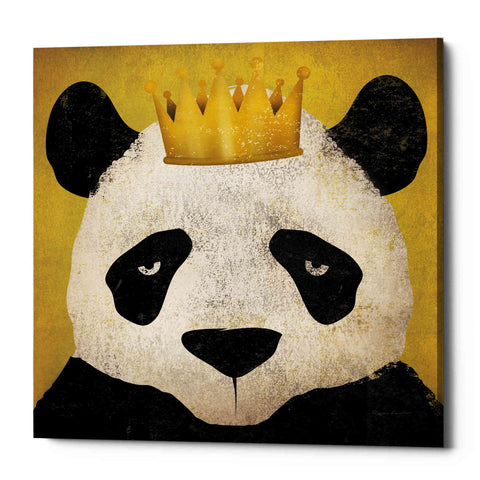 Image of 'Panda with Crown' by Ryan Fowler, Canvas Wall Art
