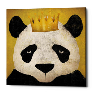 'Panda with Crown' by Ryan Fowler, Canvas Wall Art