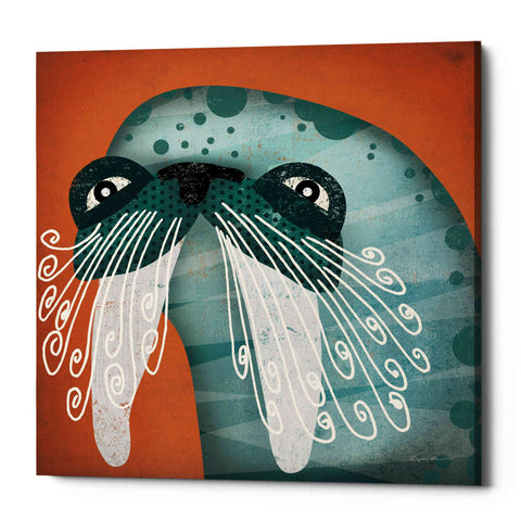 Image of 'Walrus Wow' by Ryan Fowler, Canvas Wall Art