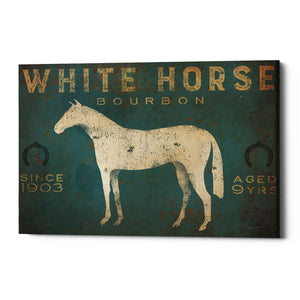 'White Horse No Kentucky' by Ryan Fowler, Canvas Wall Art