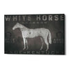'White Horse with Words' by Ryan Fowler, Canvas Wall Art