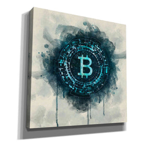 'Bitcoin Era' by Surma and Guillen, Canvas Wall Art,Size 1 Square