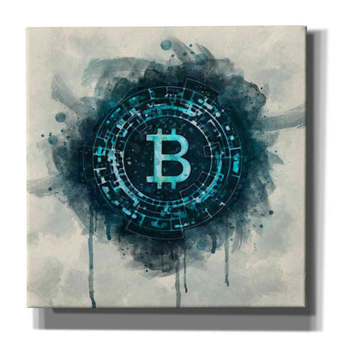 Image of 'Bitcoin Era' by Surma and Guillen, Canvas Wall Art,Size 1 Square