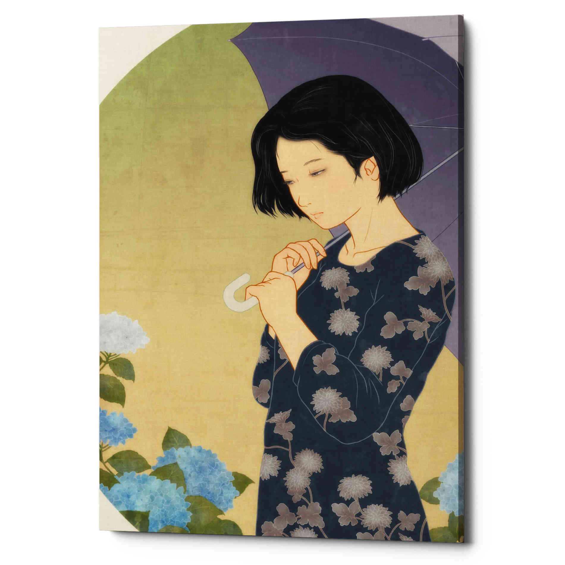 'Ajisai' by Sai Tamiya, Canvas Wall Art