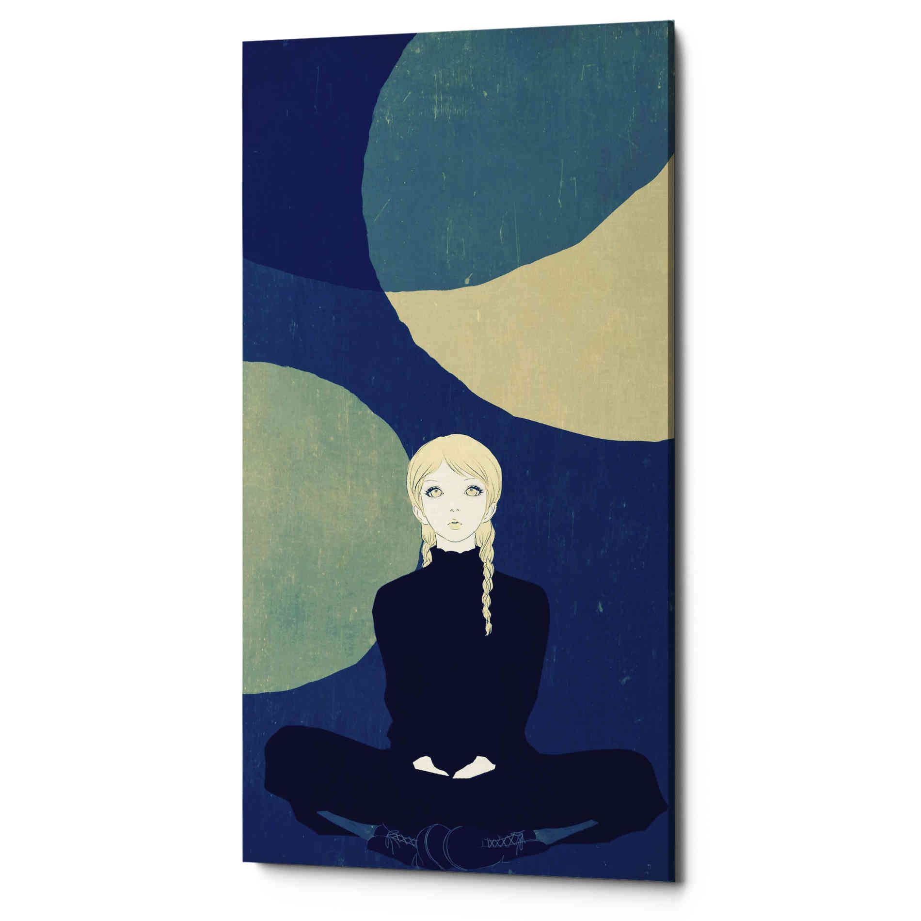 'Blue Planets' by Sai Tamiya, Canvas Wall Art