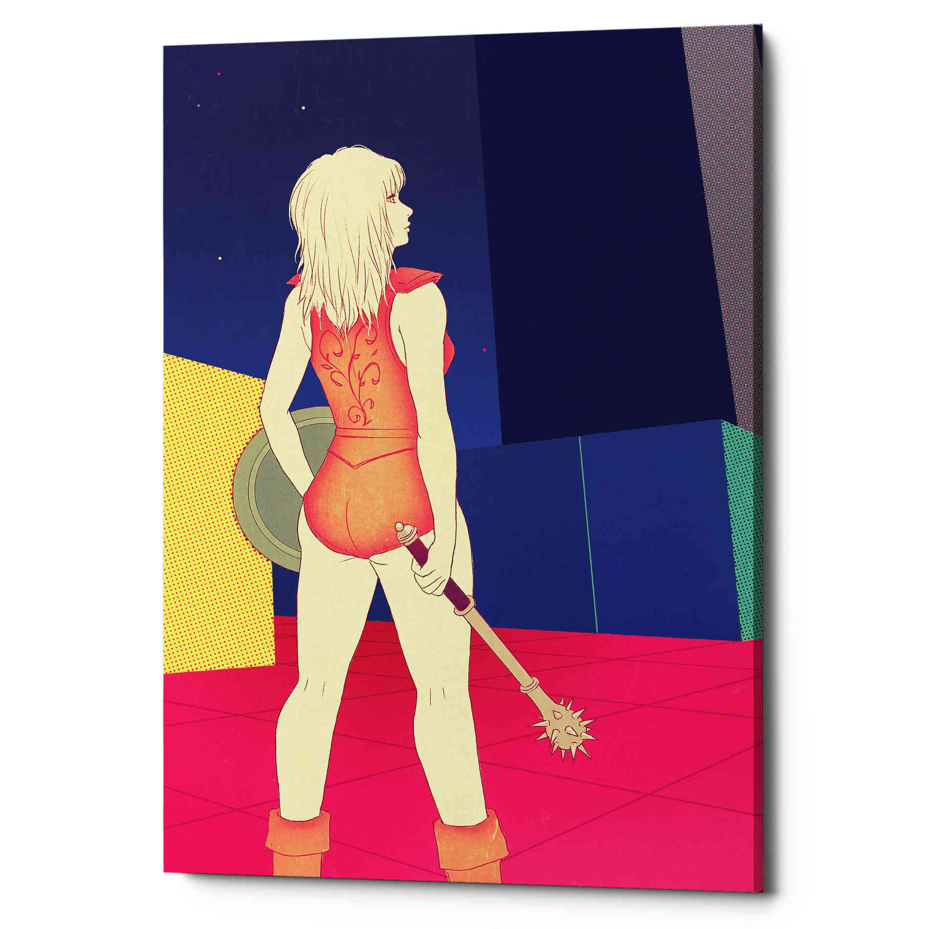 'Digital Labyrinth' by Sai Tamiya, Canvas Wall Art