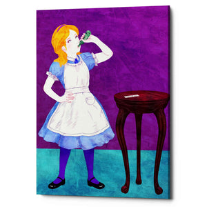 'Alice Drinking Medicine' by Sai Tamiya, Canvas Wall Art
