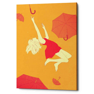 'Flying Umbrellas' by Sai Tamiya, Canvas Wall Art