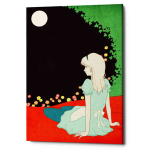 'Alice in the Moonlight' by Sai Tamiya, Canvas Wall Art