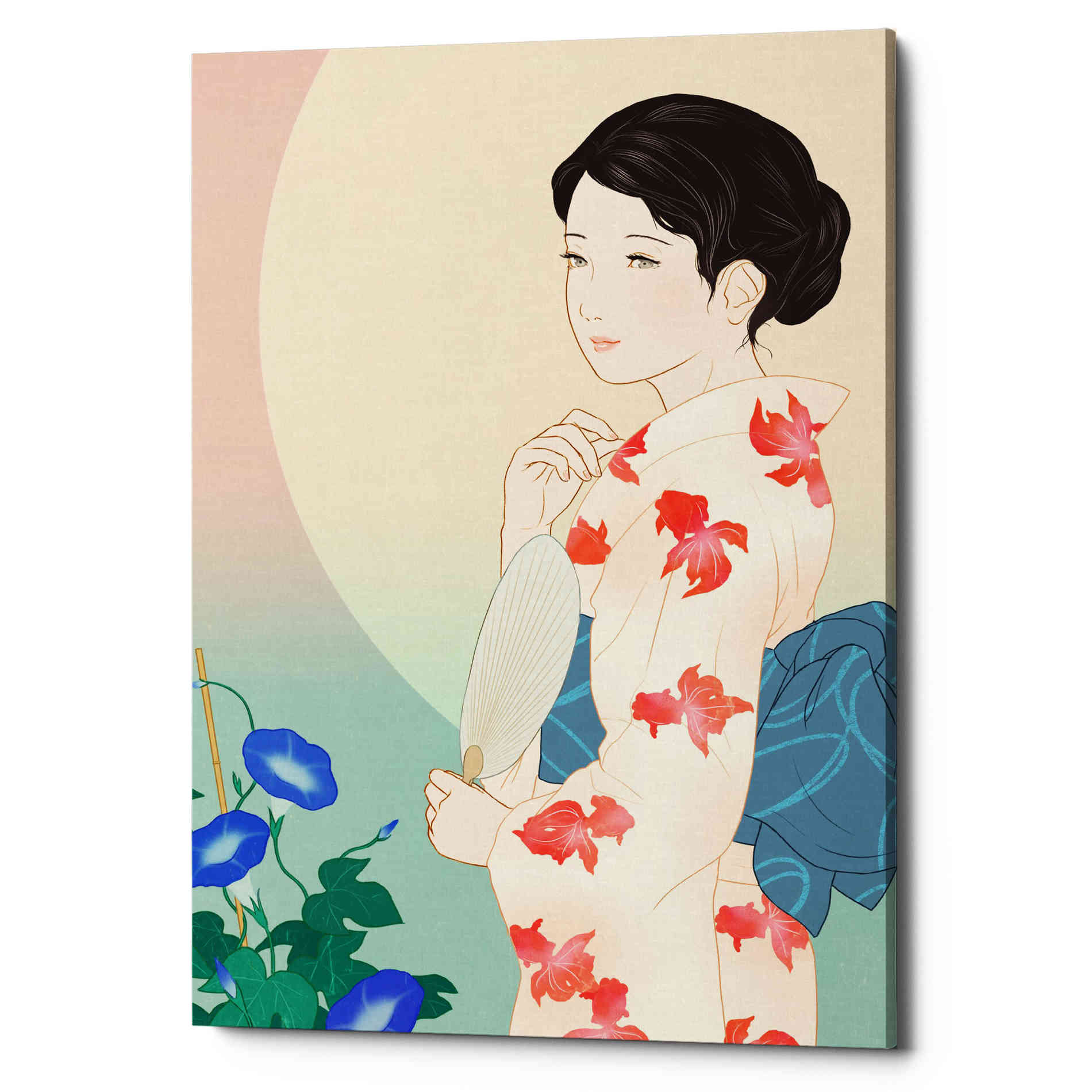 'Morning Glory' by Sai Tamiya, Canvas Wall Art