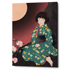 'Sazanka' by Sai Tamiya, Canvas Wall Art