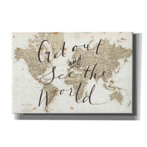 'Get Out and See the World' by Sara Zieve Miller, Canvas Wall Art