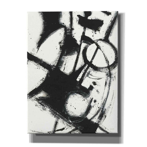 Image of 'Expression Abstract II White Crop' by Shirley Novak, Canvas Wall Art