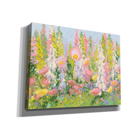 Image of 'Garden Pastels I Blue Sky' by Shirley Novak, Canvas Wall Art