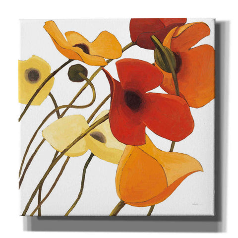 Image of 'Up Two on White Yellow' by Shirley Novak, Canvas Wall Art