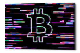 'Bitcoin Life' Canvas Wall Art,Size A Landscape