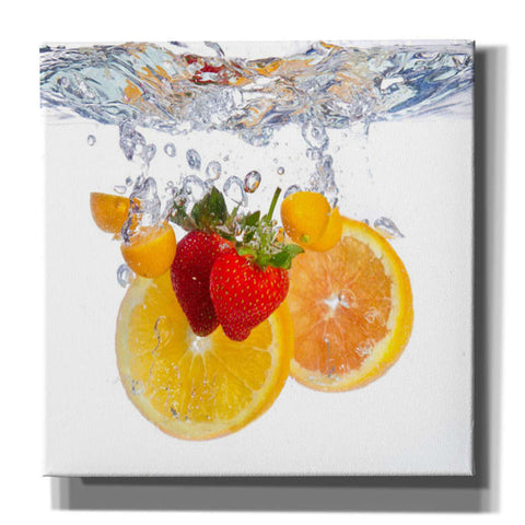 Image of 'Fruit Splash I' Giclee Canvas Wall Art