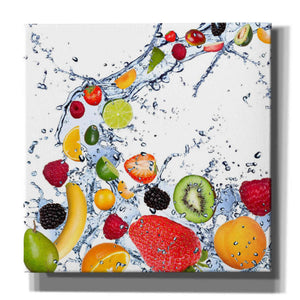 'Fruit Splash II' Canvas Wall Art,Size 1 Square