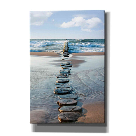 Image of 'Stepping Stones' Canvas Wall Art,Size A Portrait