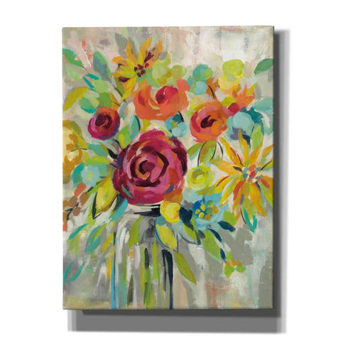 Image of 'Flower Still Life I' by Silvia Vassileva, Canvas Wall Art,Size 1 Square