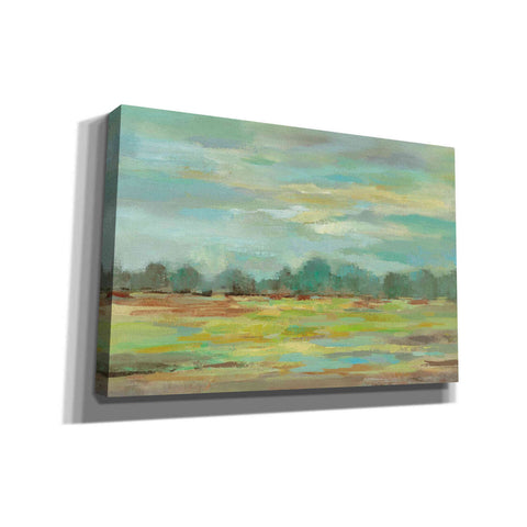 Image of 'Teal Forest' by Silvia Vassileva, Canvas Wall Art,Size 1 Square