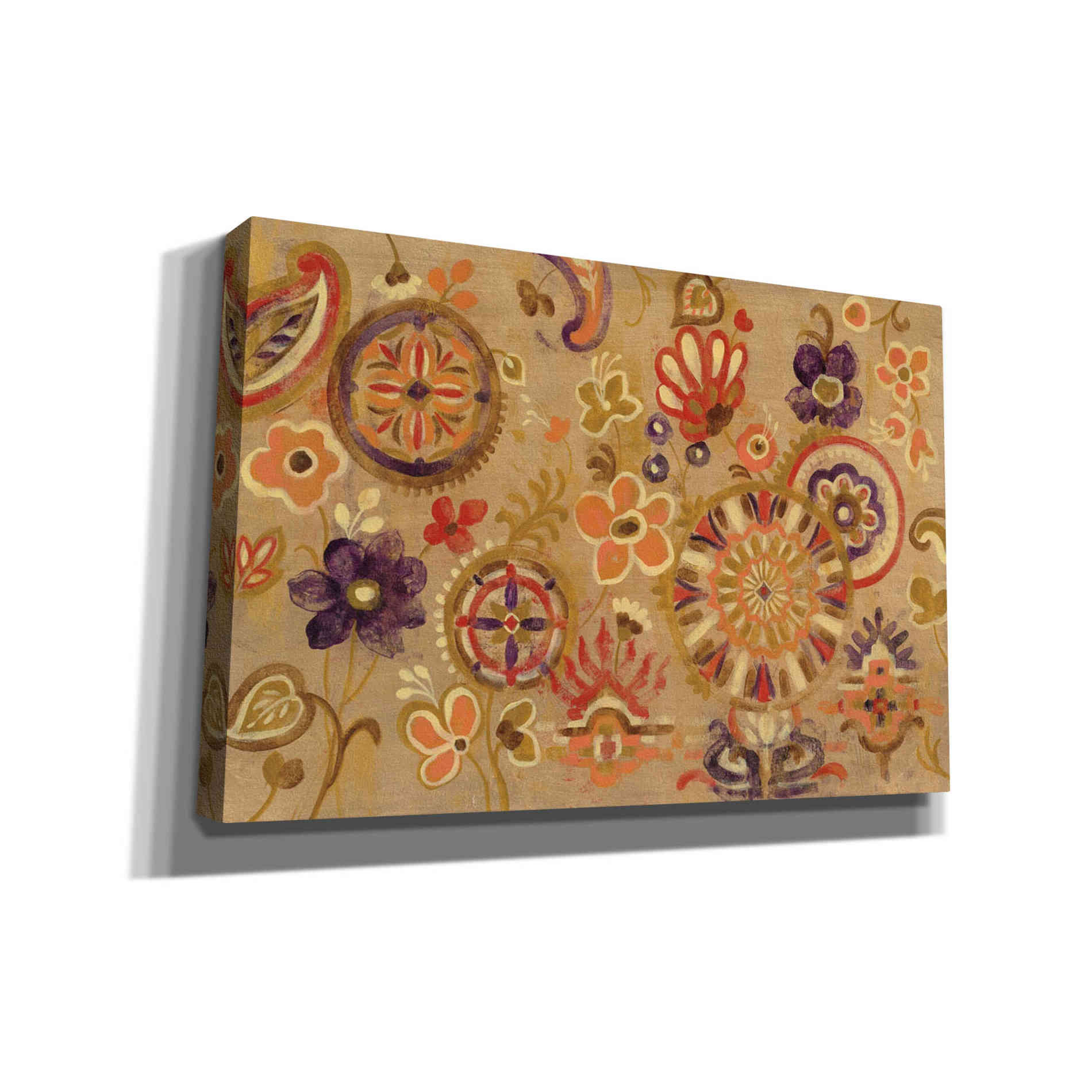 'Oriental Screen' by Silvia Vassileva, Canvas Wall Art,Size 1 Square